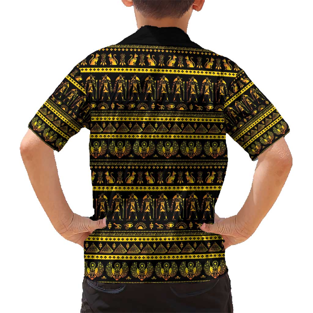 Egyptian God of The Sun Eye of Ra Kid Hawaiian Shirt - Wonder Print Shop