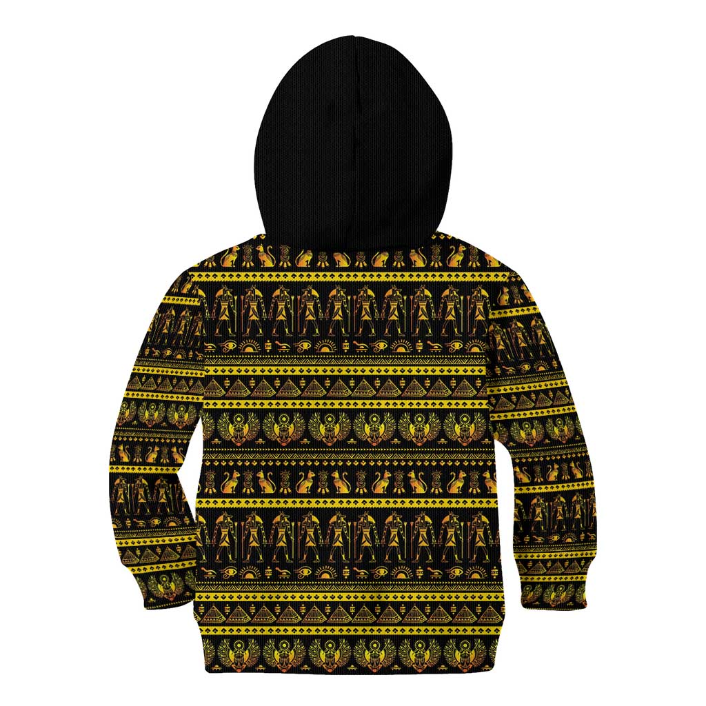 Egyptian God of The Sun Eye of Ra Kid Hoodie - Wonder Print Shop