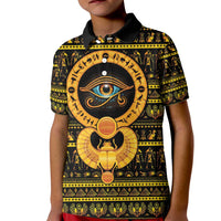 Egyptian God of The Sun Eye of Ra Kid Polo Shirt - Wonder Print Shop