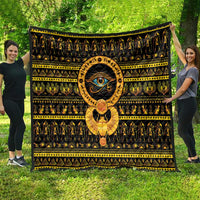 Egyptian God of The Sun Eye of Ra Quilt - Wonder Print Shop
