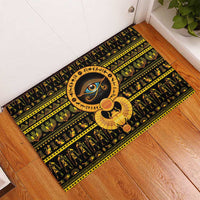Egyptian God of The Sun Eye of Ra Rubber Doormat - Wonder Print Shop