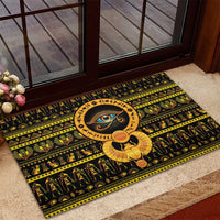Egyptian God of The Sun Eye of Ra Rubber Doormat - Wonder Print Shop
