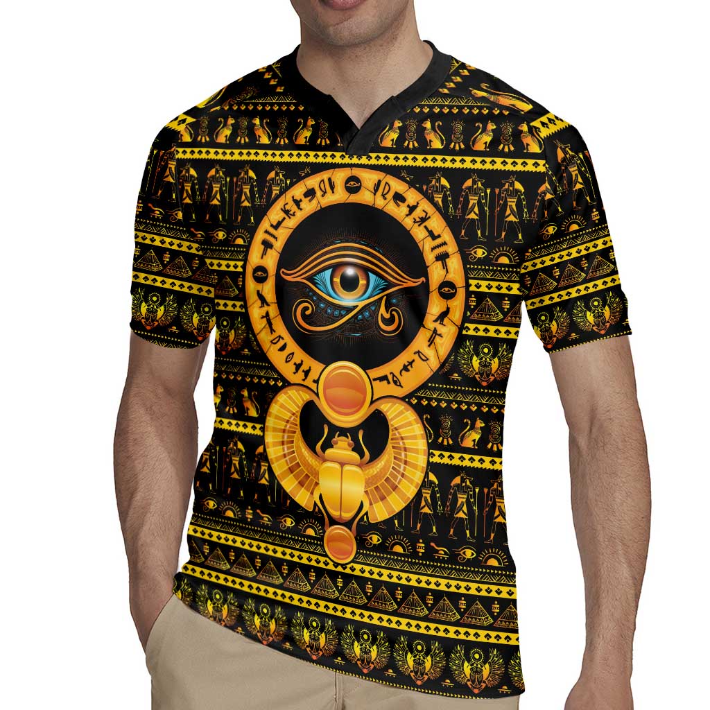 Egyptian God of The Sun Eye of Ra Rugby Jersey - Wonder Print Shop