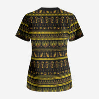Egyptian God of The Sun Eye of Ra Scrub Top