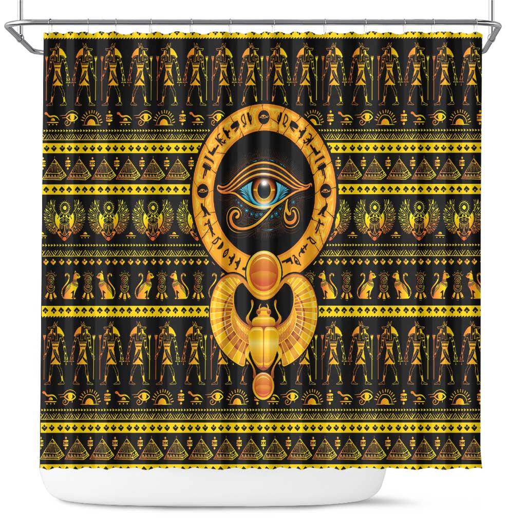 Egyptian God of The Sun Eye of Ra Shower Curtain