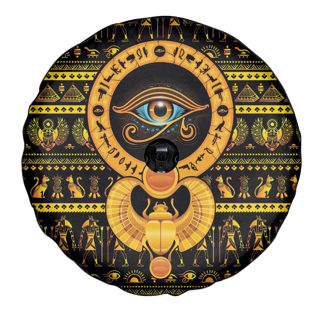 Egyptian God of The Sun Eye of Ra Spare Tire Cover - Wonder Print Shop