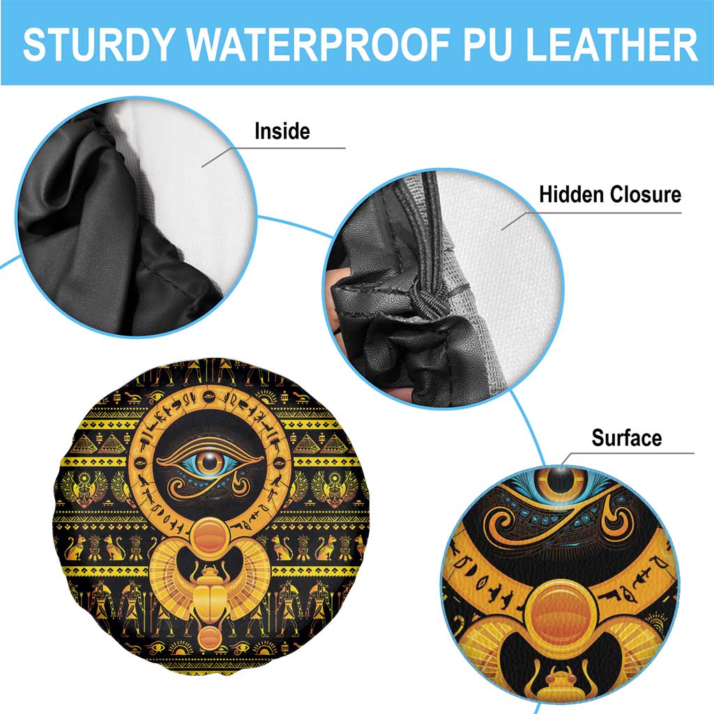 Egyptian God of The Sun Eye of Ra Spare Tire Cover - Wonder Print Shop