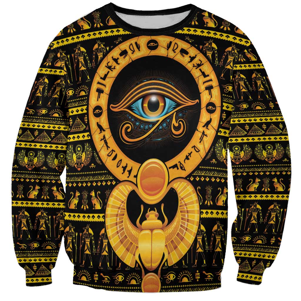 Egyptian God of The Sun Eye of Ra Sweatshirt - Wonder Print Shop