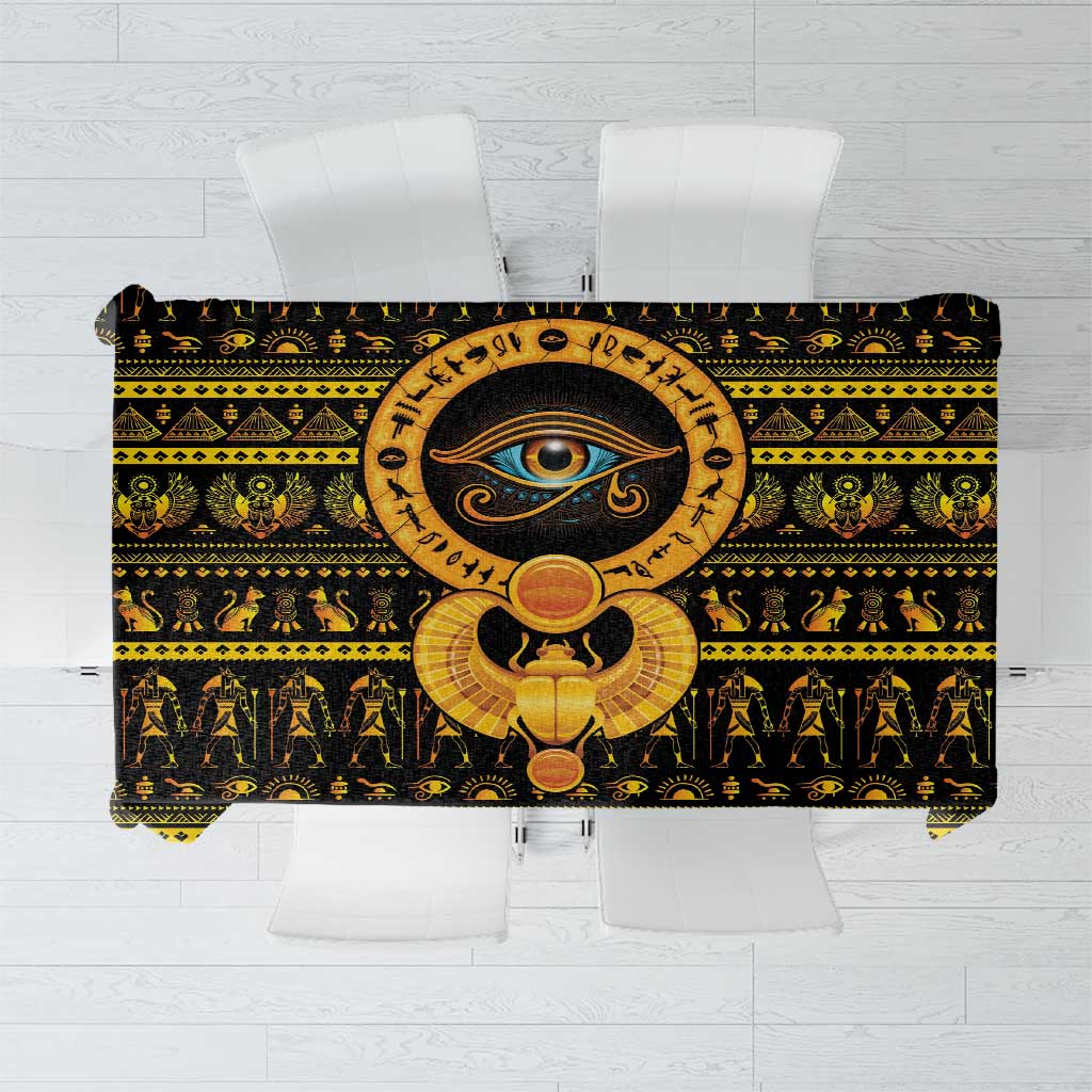 Egyptian God of The Sun Eye of Ra Tablecloth - Wonder Print Shop