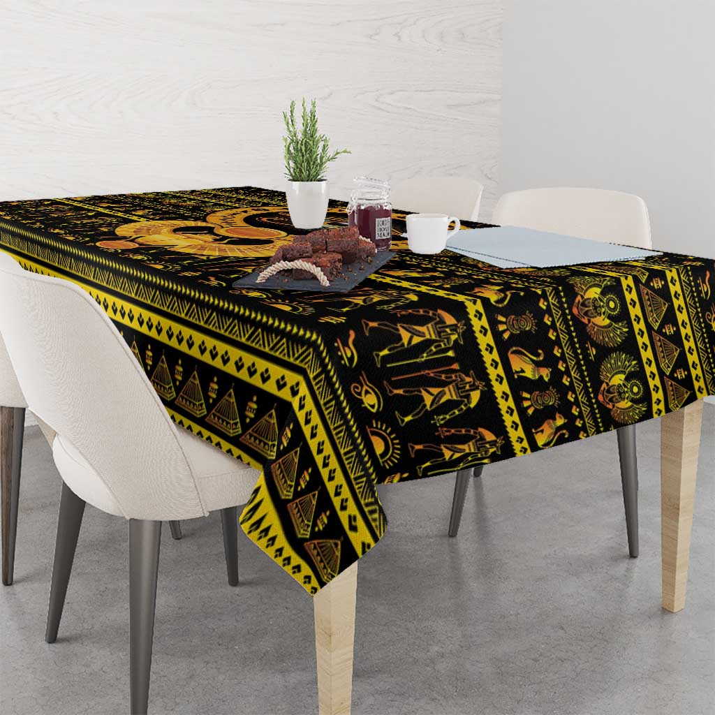 Egyptian God of The Sun Eye of Ra Tablecloth - Wonder Print Shop
