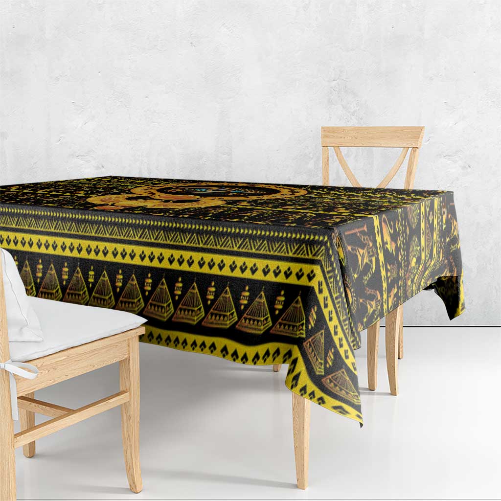 Egyptian God of The Sun Eye of Ra Tablecloth - Wonder Print Shop