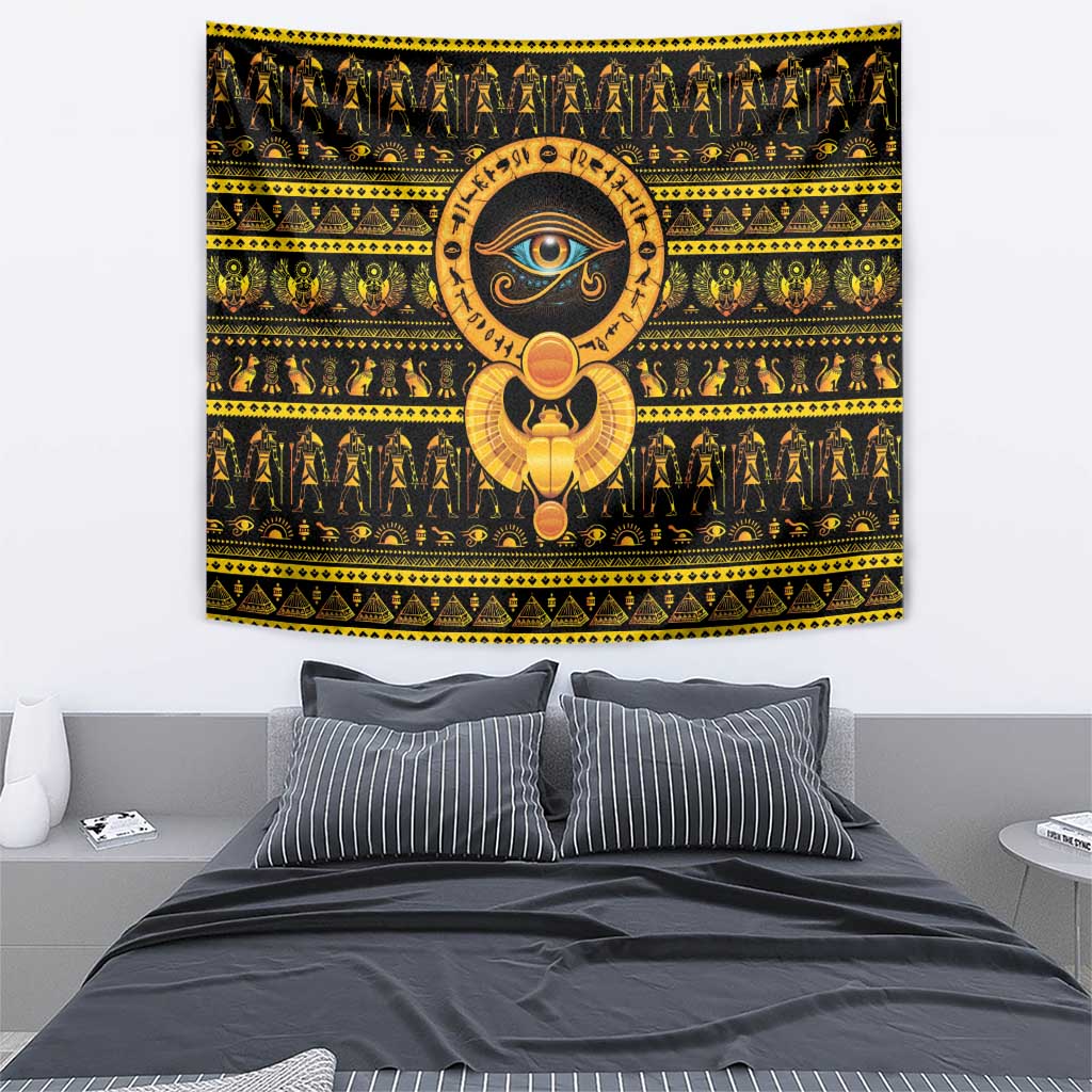 Egyptian God of The Sun Eye of Ra Tapestry - Wonder Print Shop