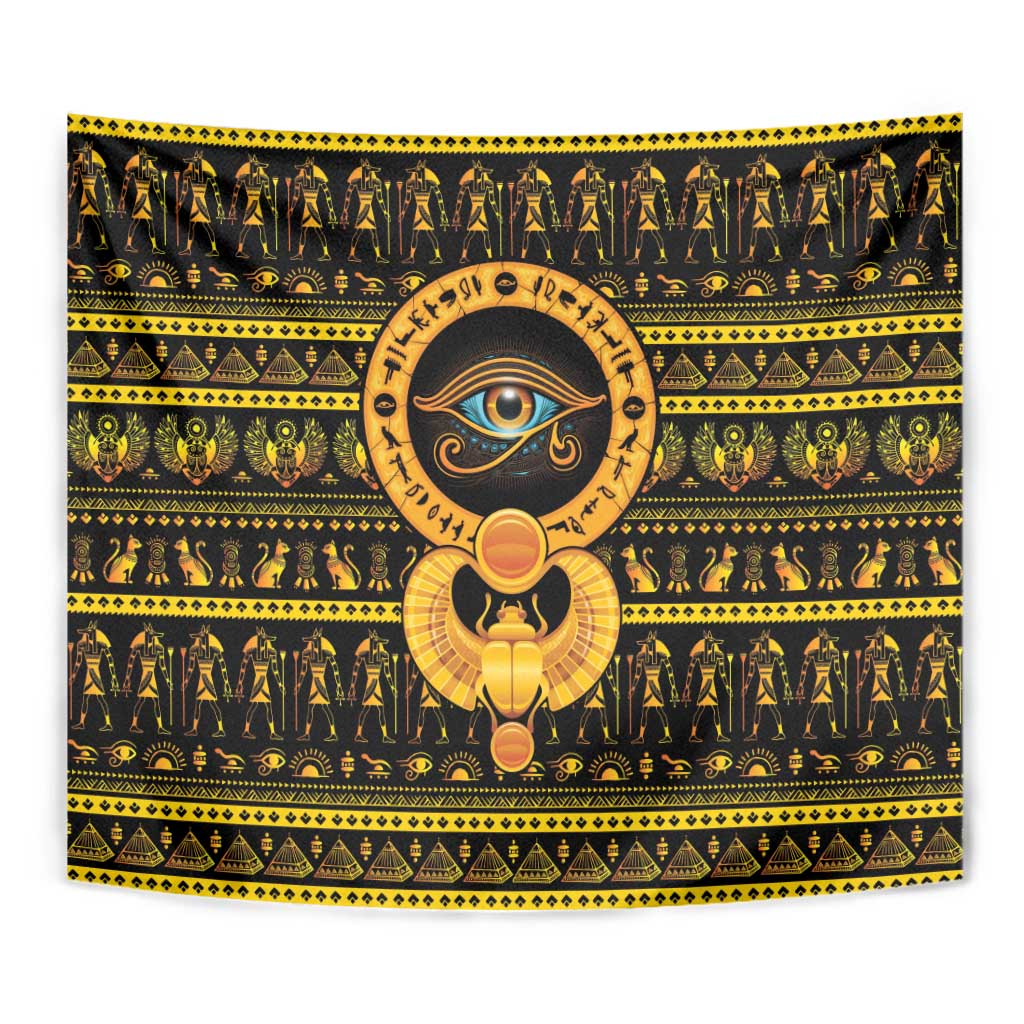 Egyptian God of The Sun Eye of Ra Tapestry - Wonder Print Shop