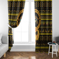 Egyptian God of The Sun Eye of Ra Window Curtain - Wonder Print Shop
