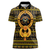Egyptian God of The Sun Eye of Ra Women Polo Shirt - Wonder Print Shop