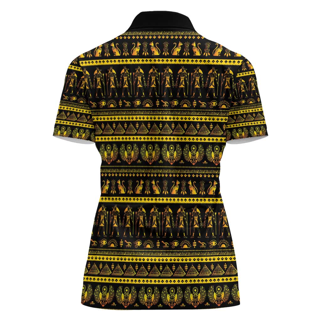 Egyptian God of The Sun Eye of Ra Women Polo Shirt - Wonder Print Shop