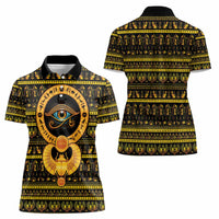 Egyptian God of The Sun Eye of Ra Women Polo Shirt - Wonder Print Shop