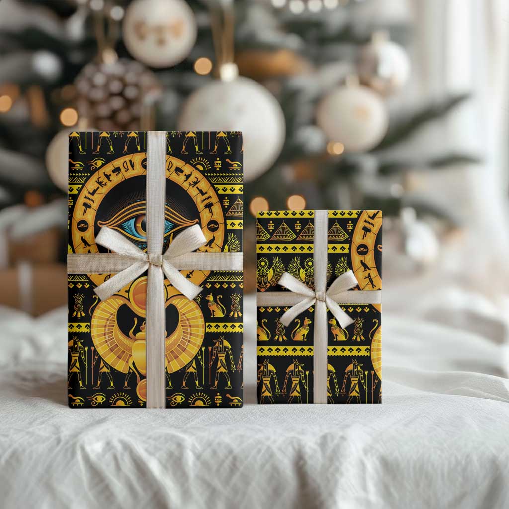 Egyptian God of The Sun Eye of Ra Wrapping Paper - Wonder Print Shop