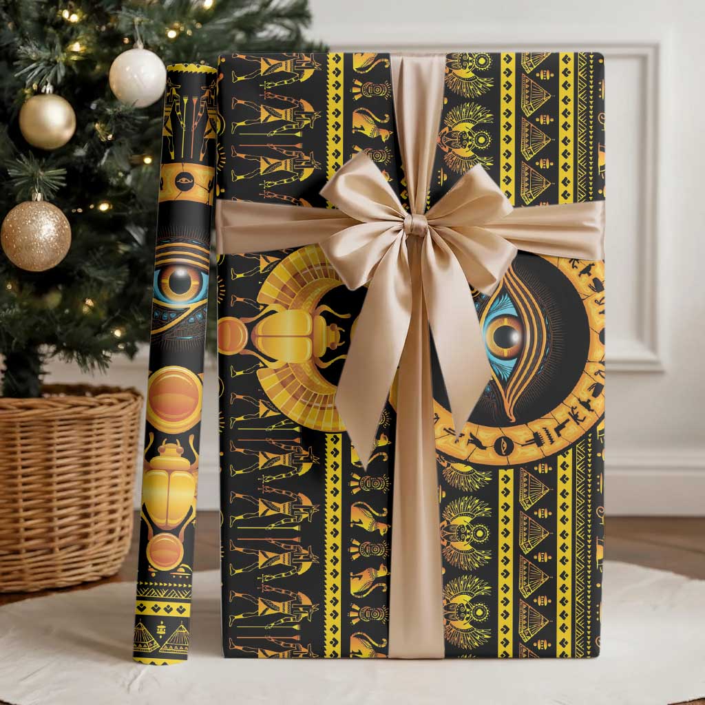 Egyptian God of The Sun Eye of Ra Wrapping Paper - Wonder Print Shop