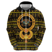 Egyptian God of The Sun Eye of Ra Zip Hoodie - Wonder Print Shop