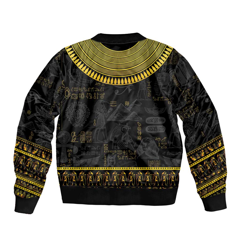 The Ankh Egyptian Hieroglyphs Bomber Jacket LT9 - Wonder Print Shop