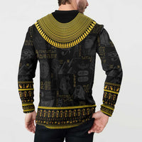 The Ankh Egyptian Hieroglyphs Button Sweatshirt LT9 - Wonder Print Shop