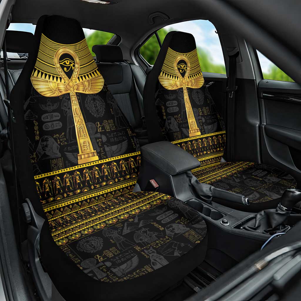 The Ankh Egyptian Hieroglyphs Car Seat Cover LT9 - Wonder Print Shop