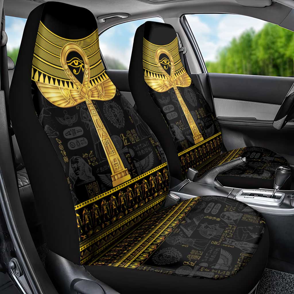 The Ankh Egyptian Hieroglyphs Car Seat Cover LT9 - Wonder Print Shop