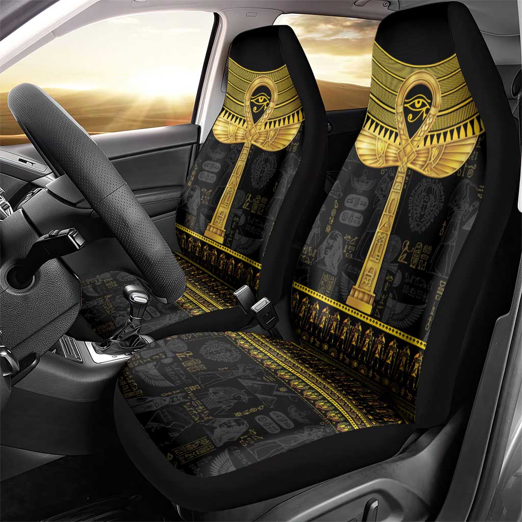 The Ankh Egyptian Hieroglyphs Car Seat Cover LT9 - Wonder Print Shop