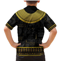 The Ankh Egyptian Hieroglyphs Family Matching Mermaid Dress and Hawaiian Shirt LT9 - Wonder Print Shop