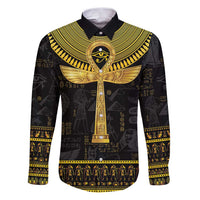 The Ankh Egyptian Hieroglyphs Family Matching Puletasi and Hawaiian Shirt - Wonder Print Shop
