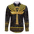 The Ankh Egyptian Hieroglyphs Family Matching Summer Maxi Dress and Hawaiian Shirt - Wonder Print Shop