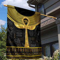 The Ankh Egyptian Hieroglyphs Garden Flag - Wonder Print Shop