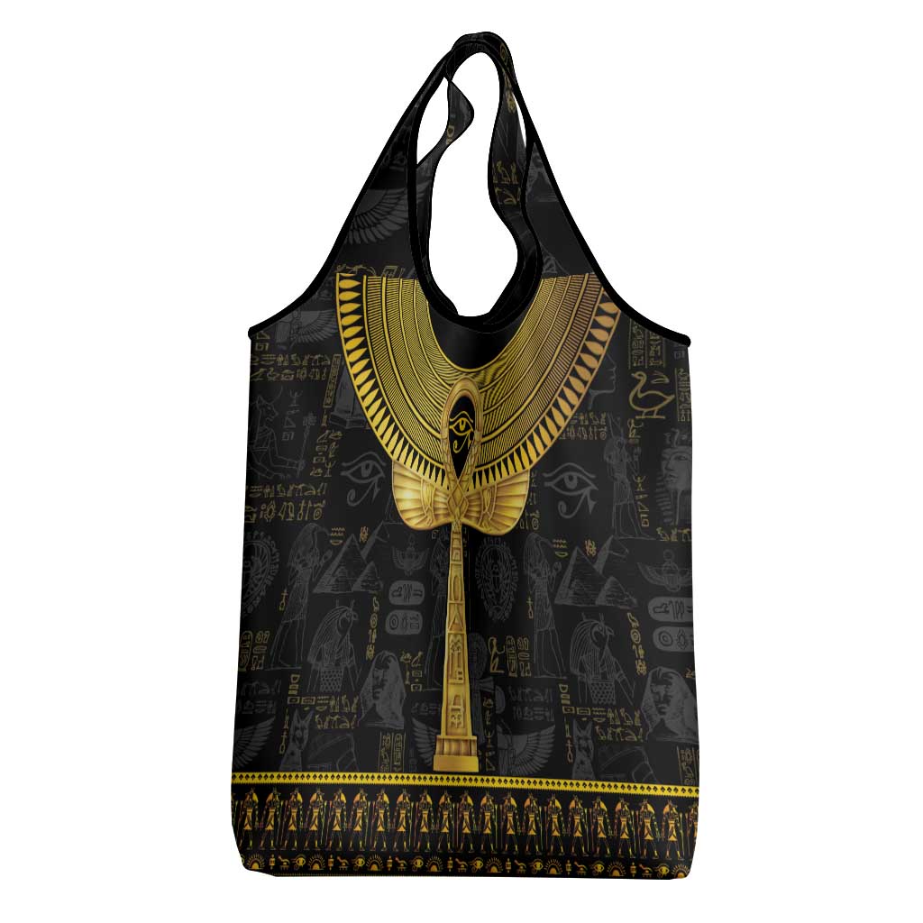 The Ankh Egyptian Hieroglyphs Grocery Bag