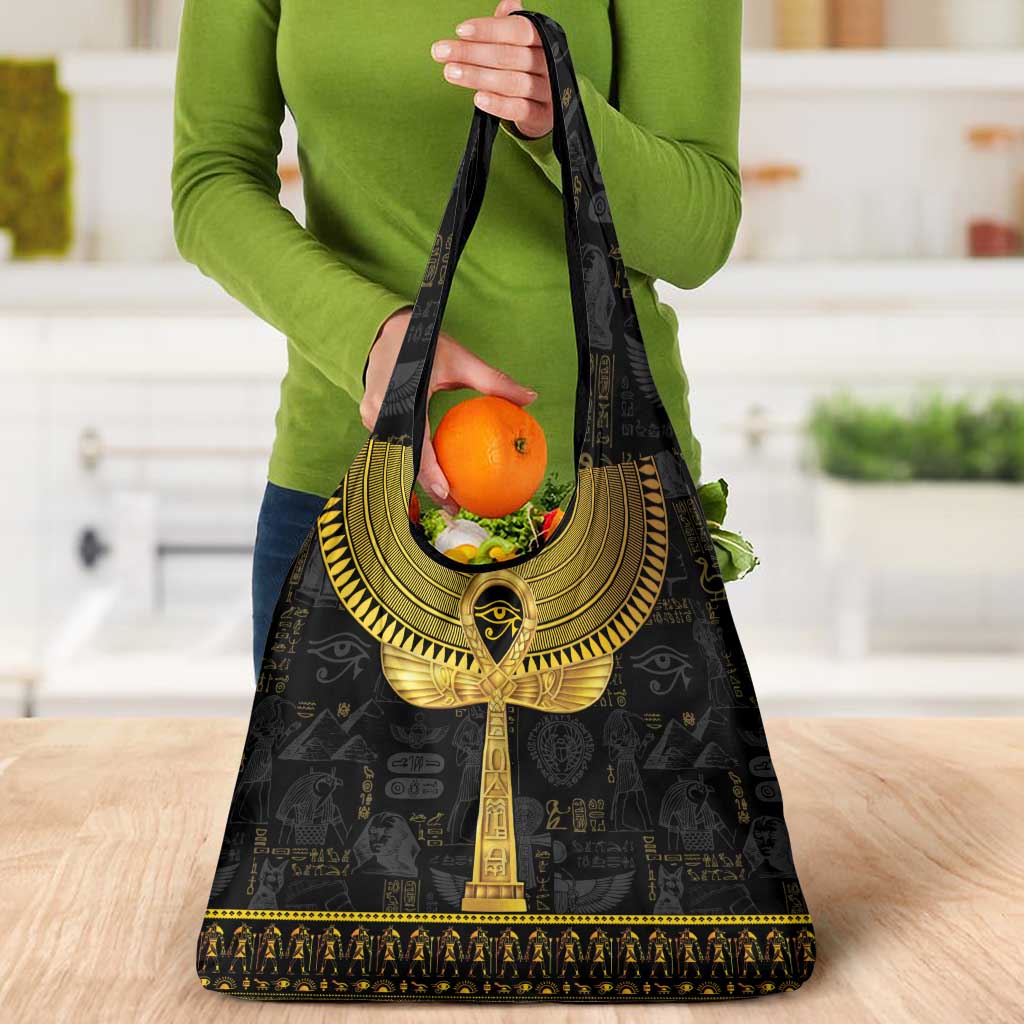 The Ankh Egyptian Hieroglyphs Grocery Bag