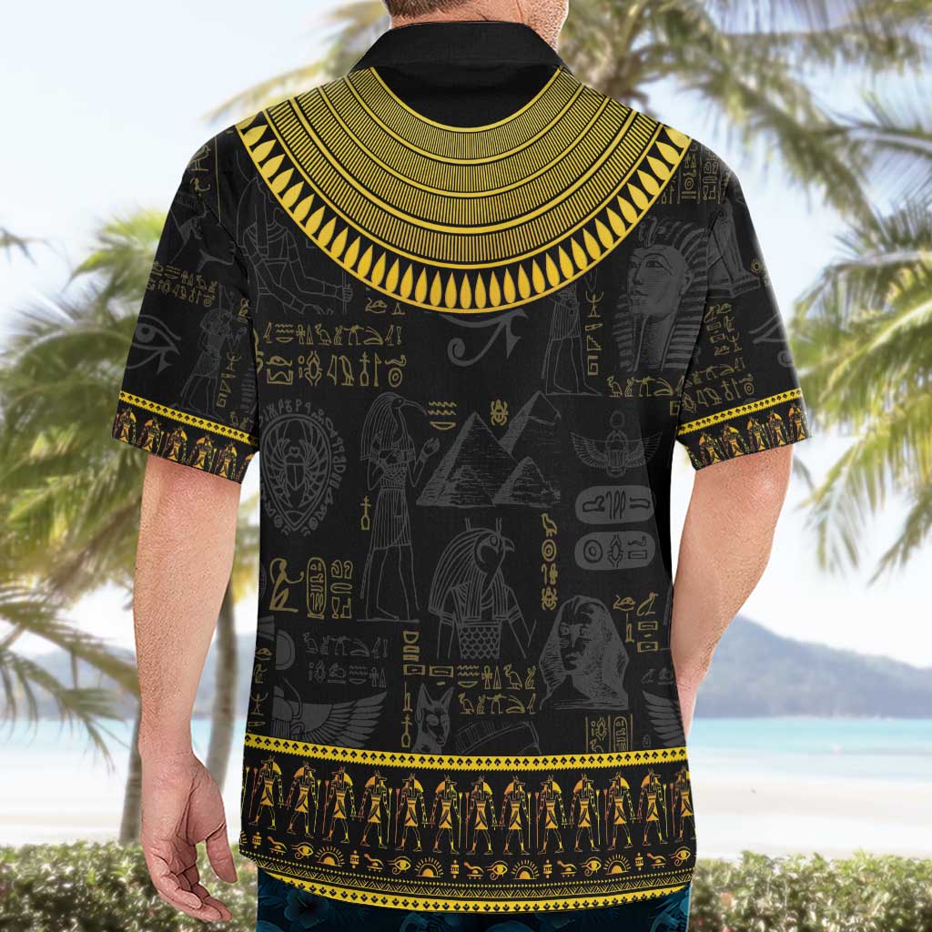 The Ankh Egyptian Hieroglyphs Hawaiian Shirt - Wonder Print Shop