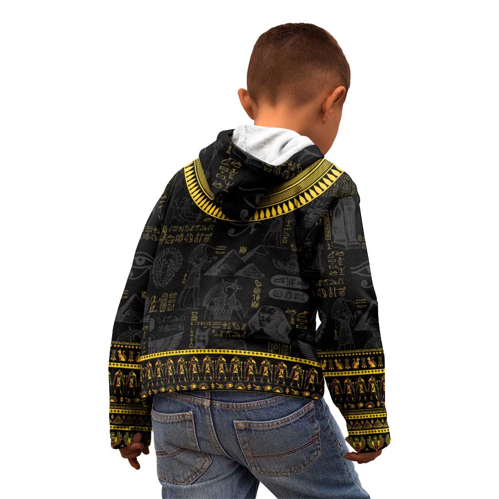 The Ankh Egyptian Hieroglyphs Kid Hoodie - Wonder Print Shop