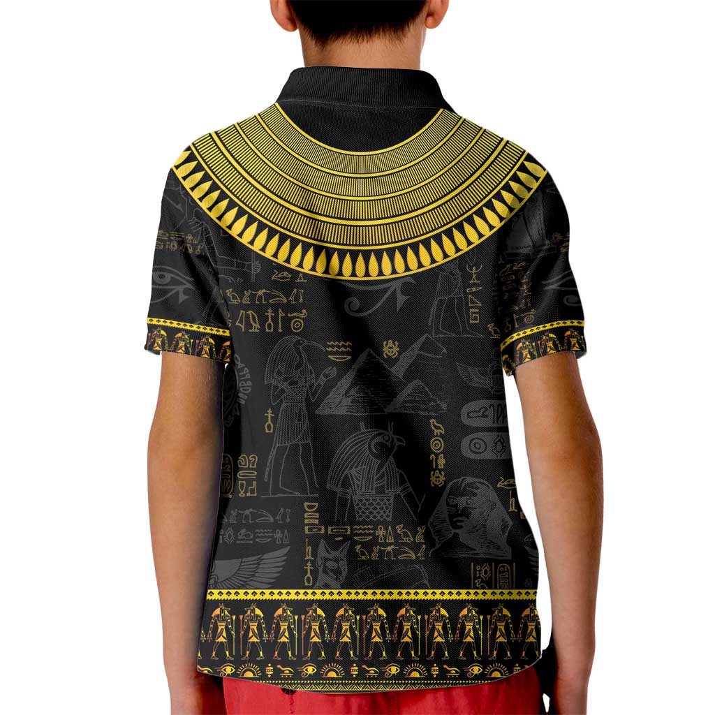The Ankh Egyptian Hieroglyphs Kid Polo Shirt - Wonder Print Shop