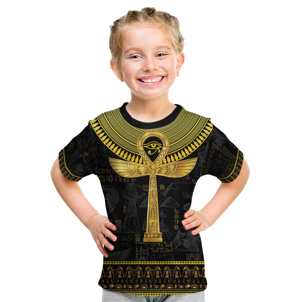 The Ankh Egyptian Hieroglyphs Kid T Shirt - Wonder Print Shop