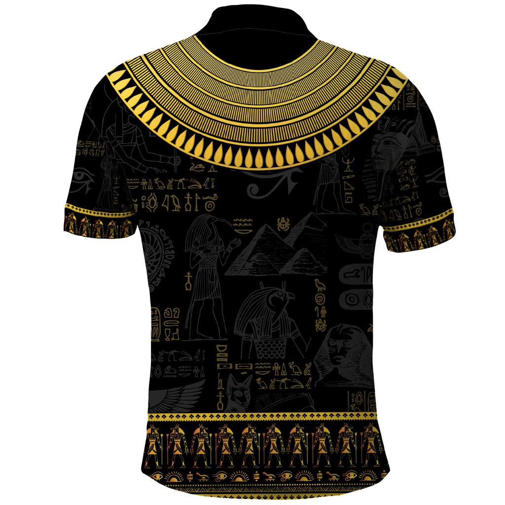 The Ankh Egyptian Hieroglyphs Polo Shirt - Wonder Print Shop