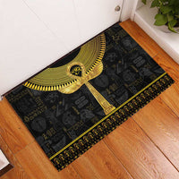 The Ankh Egyptian Hieroglyphs Rubber Doormat - Wonder Print Shop