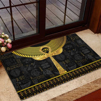 The Ankh Egyptian Hieroglyphs Rubber Doormat - Wonder Print Shop