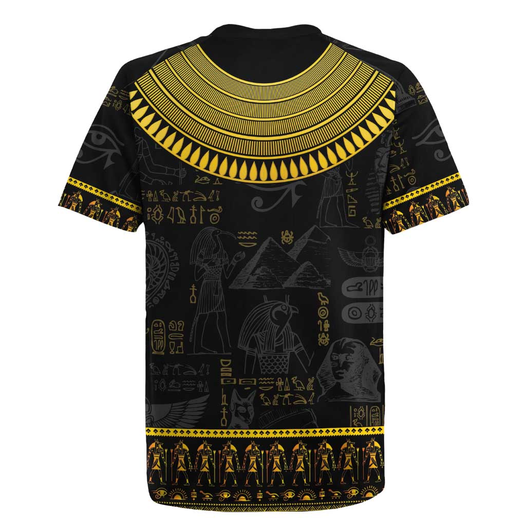 The Ankh Egyptian Hieroglyphs Rugby Jersey - Wonder Print Shop