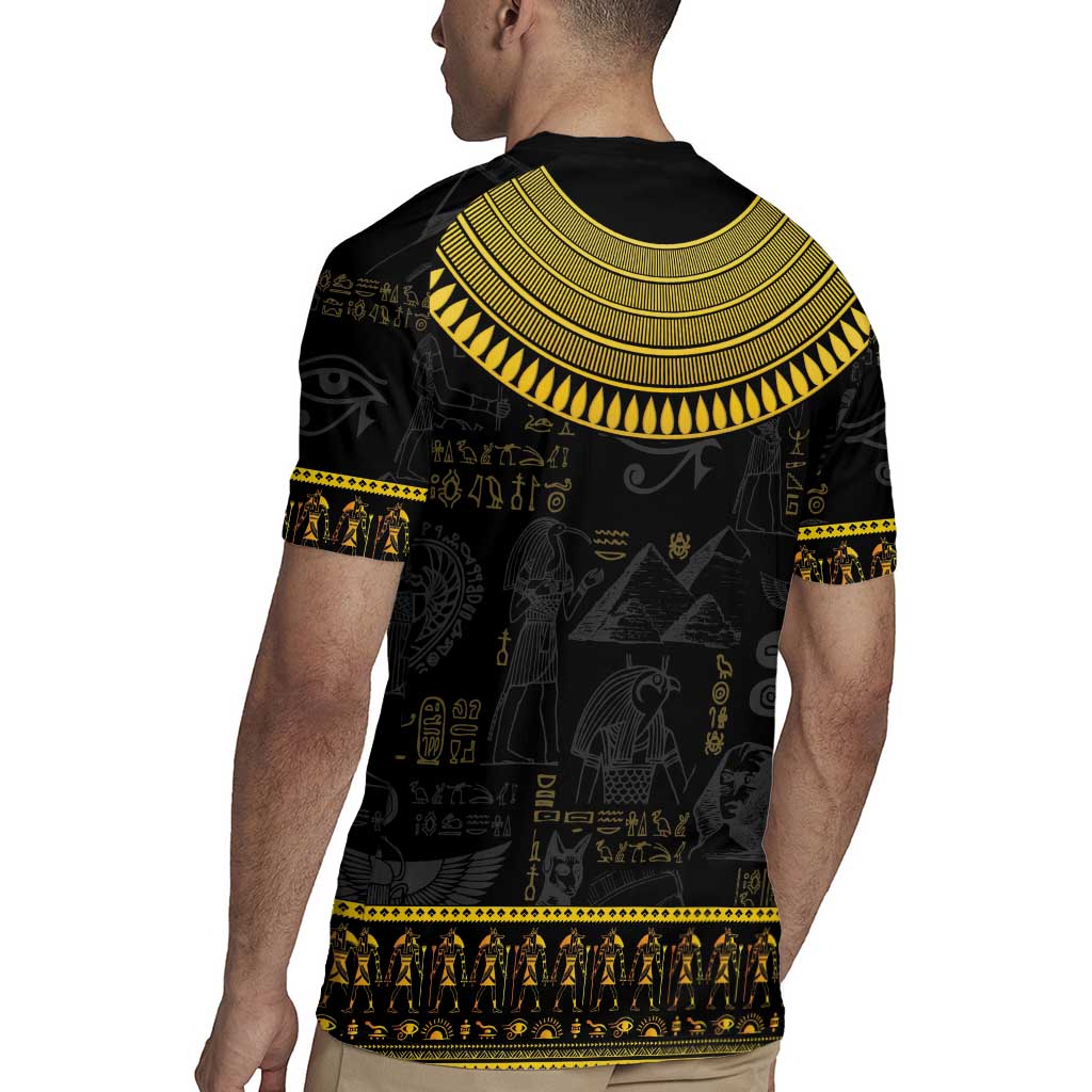 The Ankh Egyptian Hieroglyphs Rugby Jersey - Wonder Print Shop
