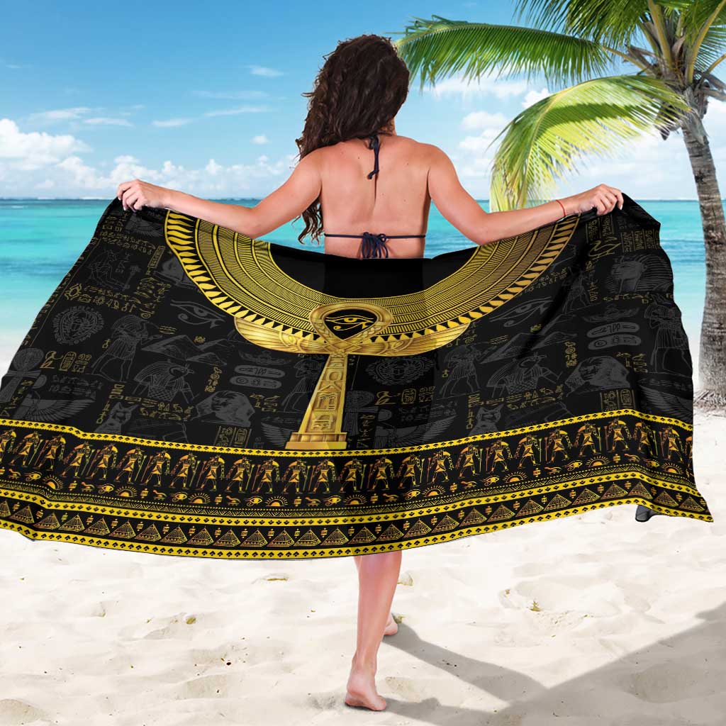 The Ankh Egyptian Hieroglyphs Sarong - Wonder Print Shop