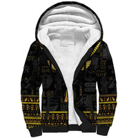 The Ankh Egyptian Hieroglyphs Sherpa Hoodie - Wonder Print Shop