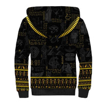 The Ankh Egyptian Hieroglyphs Sherpa Hoodie - Wonder Print Shop