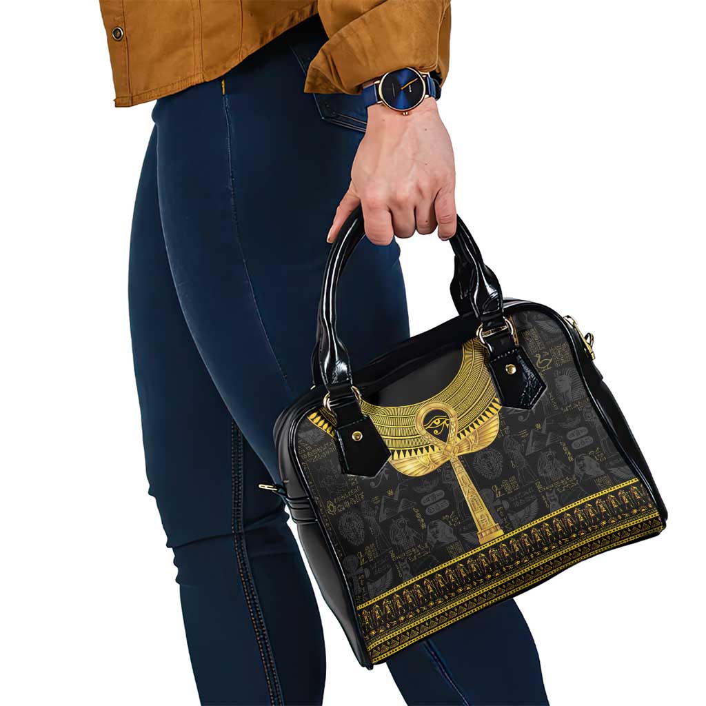 The Ankh Egyptian Hieroglyphs Shoulder Handbag LT9