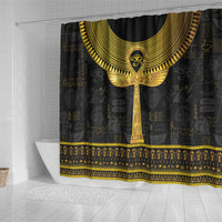 The Ankh Egyptian Hieroglyphs Shower Curtain LT9