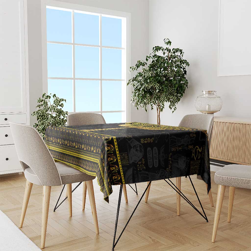 The Ankh Egyptian Hieroglyphs Tablecloth - Wonder Print Shop